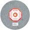 Shark Industries 8-in. x 1-in. x 1-in. Bench Seat Grinding Wheel 46 Grit, Aluminum Oxide 2033 - alternate 3